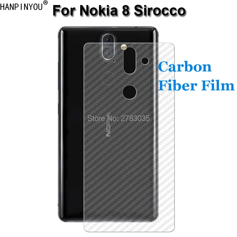 Для Nokia 8 Sirocco 5 &quotпрочная 3D защита от отпечатков пальцев прозрачная задняя пленка