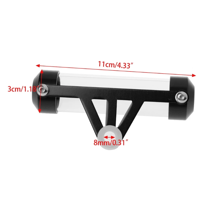 Новая Универсальная мотоциклетная трубка Налоговый диск цилиндрический держатель рамка настоящая водонепроницаемая
