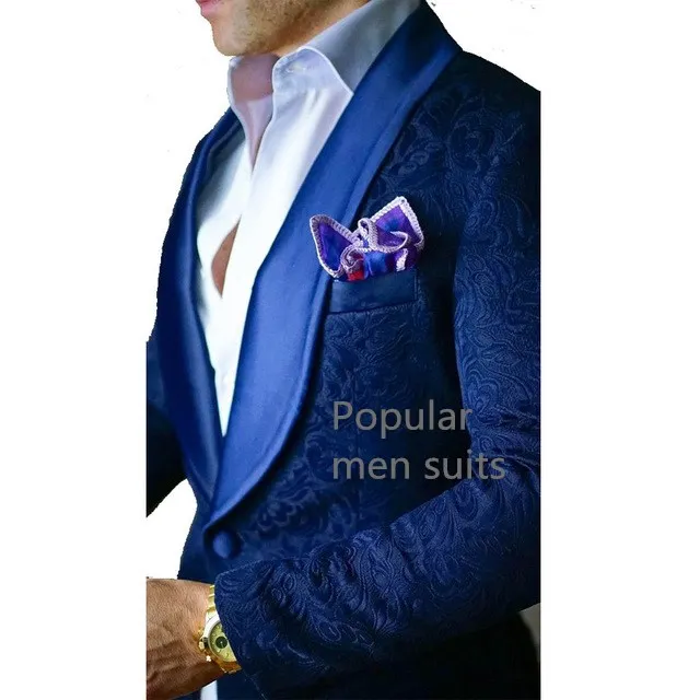 2018-Jacquard-Pattern-Mens-Suits-Custom-Navy-Blue-Slim-fit-Groom-Tuxedo-BridegroomTwo-Piece-Jacket-Pants.jpg_640x640 (5)_