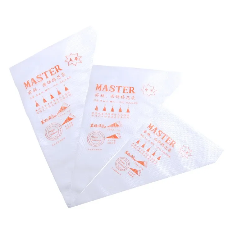 

New 10Pcs/Pack Small Size Disposable Piping Bag Icing Fondant Cake Cream Decorating Pastry Tip Tool-Y102