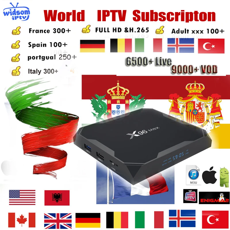

Europe IPTV Subscription Italia Dutch France UK German Arabic Dutch Sweden French Poland Portugal Android Smart TV IPTV M3U