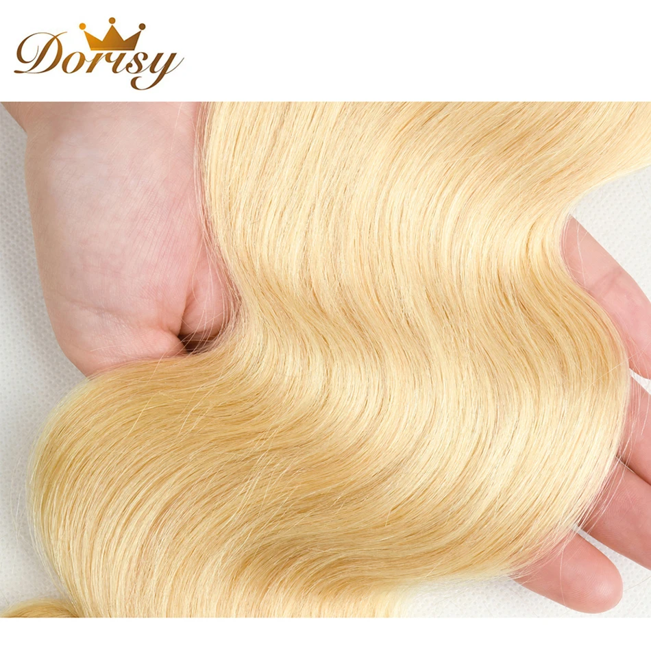 Dorisy Hair 613 Blonde Bundles 3 Pcs/Lot Brazilian Body Wave Human Hair Weave Bundles Remy Hair 10-24 Inch Free Shipping
