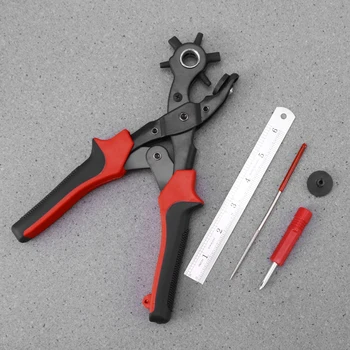 

Belt Drilling Tool Kit Professional Long Service Life Revolving Punching Kit for Cardboard Plastic Canvas