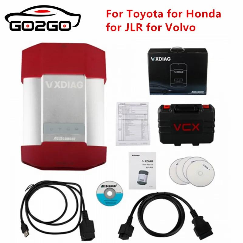 

Hot WIFI VXDIAG MULTI Diagnostic Tool for Toyota For Honda For Land Rover for Jaguar( JLR) &for Volvo 4 IN 1 Scanner