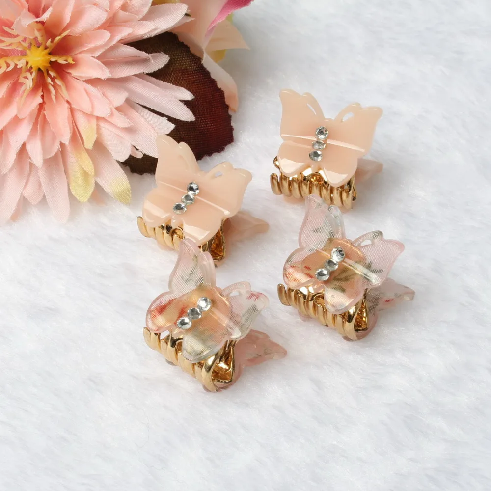 Детский пластиковый мини зажим для волос 2 см|hair clip clamp|small plastic hair clipsfashion accessories |