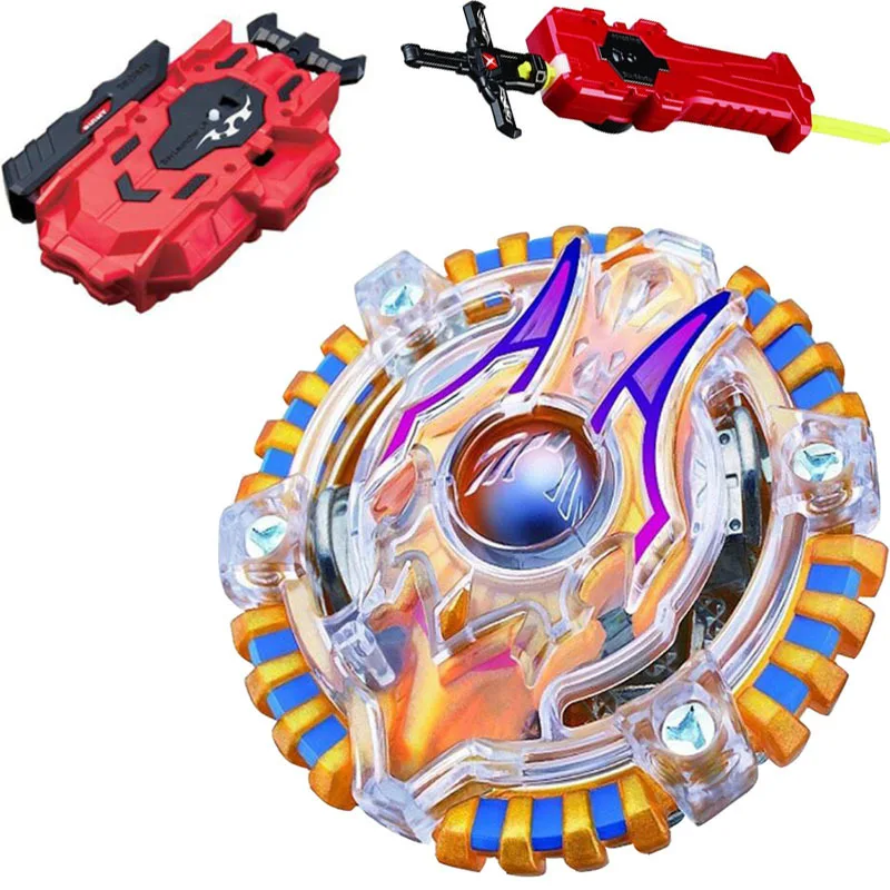 Beyblade Black Victory Strike God Valkyrie/Valtryek Infinite B-96 Starter W/Launcher+ Lr Red Launcher и Sword Launcher bey - Цвет: Ali061