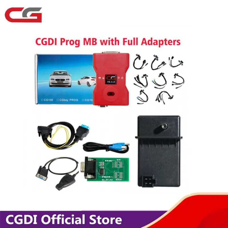 

CGDI Prog Car Key Programmer for MB Benz Support All Key Lost with Full Adapters for ELV Repair