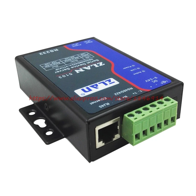 Serial server | serial to Ethernet module |RS232/485/422 to Ethernet ZLAN5103