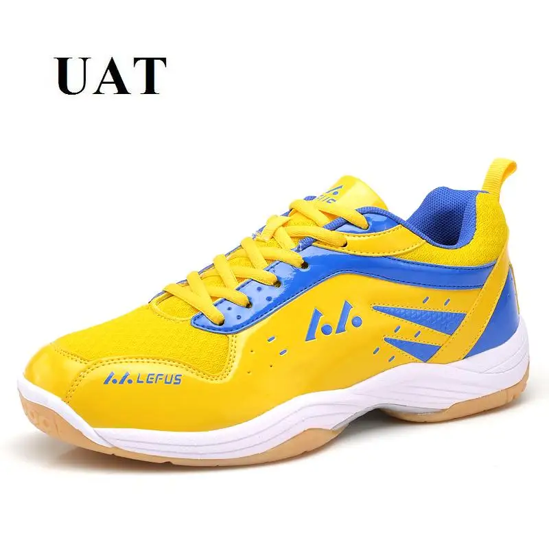 

Eur 36-45,Good quality fashion sneakers for lovers pu leather brand design men Badminton shoes woman Professional sneakers men