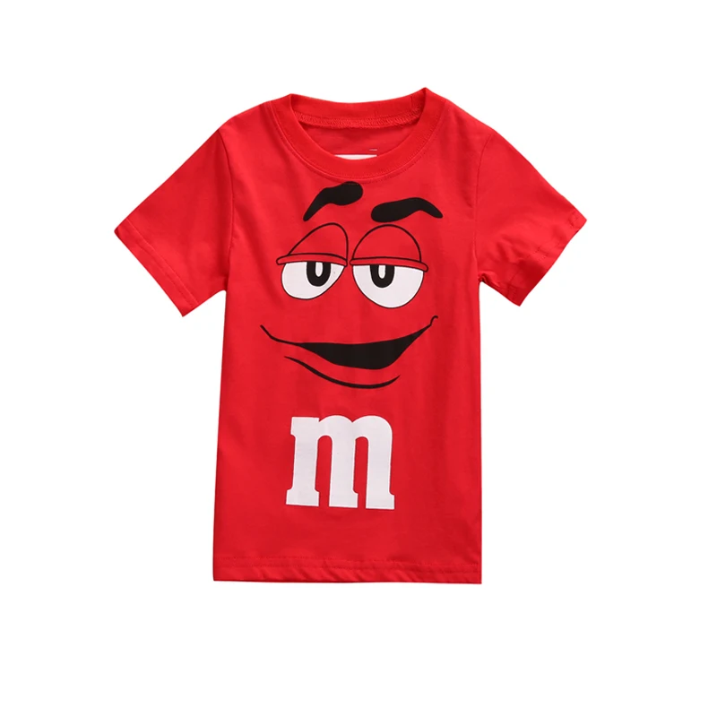 

Toddler Baby Girls Boys Fashion Casual Summer T-Shirts Cotton Short Sleeve O-Neck Cartoon Letter Print Red T-Shirts Tops 2-7Y