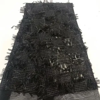 

French Net Lace Fabric 2019 African Lace Fabric With Embroidery Mesh Tulle Lace High quality Nigerian Lace fabric dress bh2-38