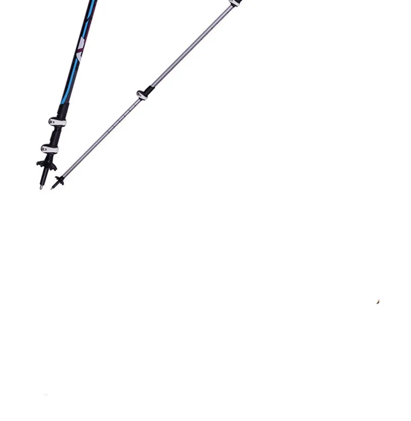 tp023 2016 high quality rubber anti-slip handle crutch trekking pole  walking sticks walking pole alpenstock for ski hiking trekking 11_