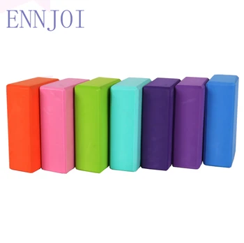 

Yoga Block Brick High Quality Colorful Home Exercise Practice Fitness Gym Sport Tool Stretching Aid Health Training