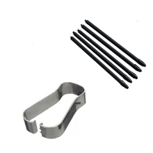 Practical Accessories Durable Replacement Plastic With Clip Tools Nib Universal Stylus Pen Tips For Samsung Tab S3 T820 T825