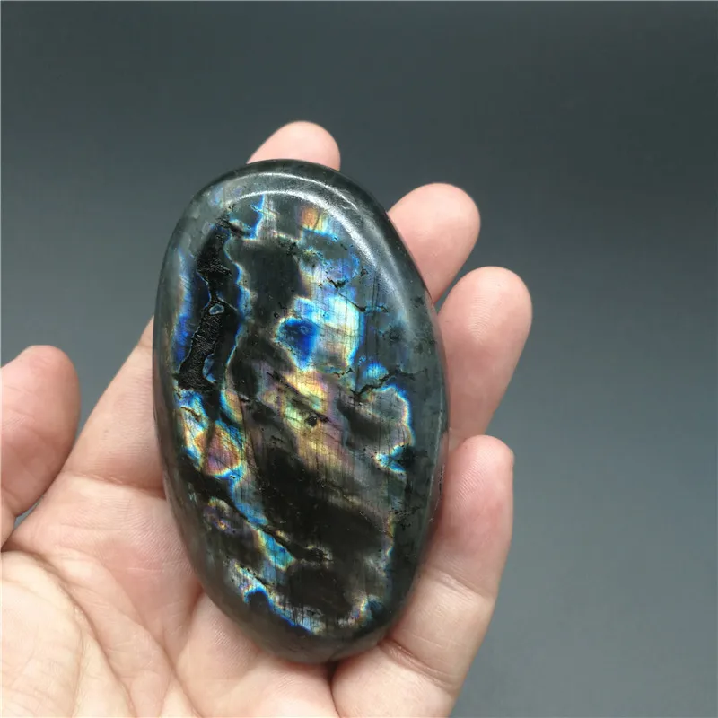 

80-100g Natural Quartz gemstones Crystal Healing Labradorite stones runes collection and minerals