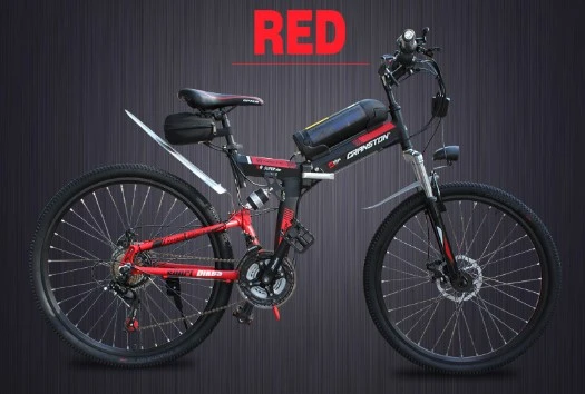  2018 Foldable electric mountain bike 36V/48V 21 SPEED 14-inch mini variable speed foldable electric