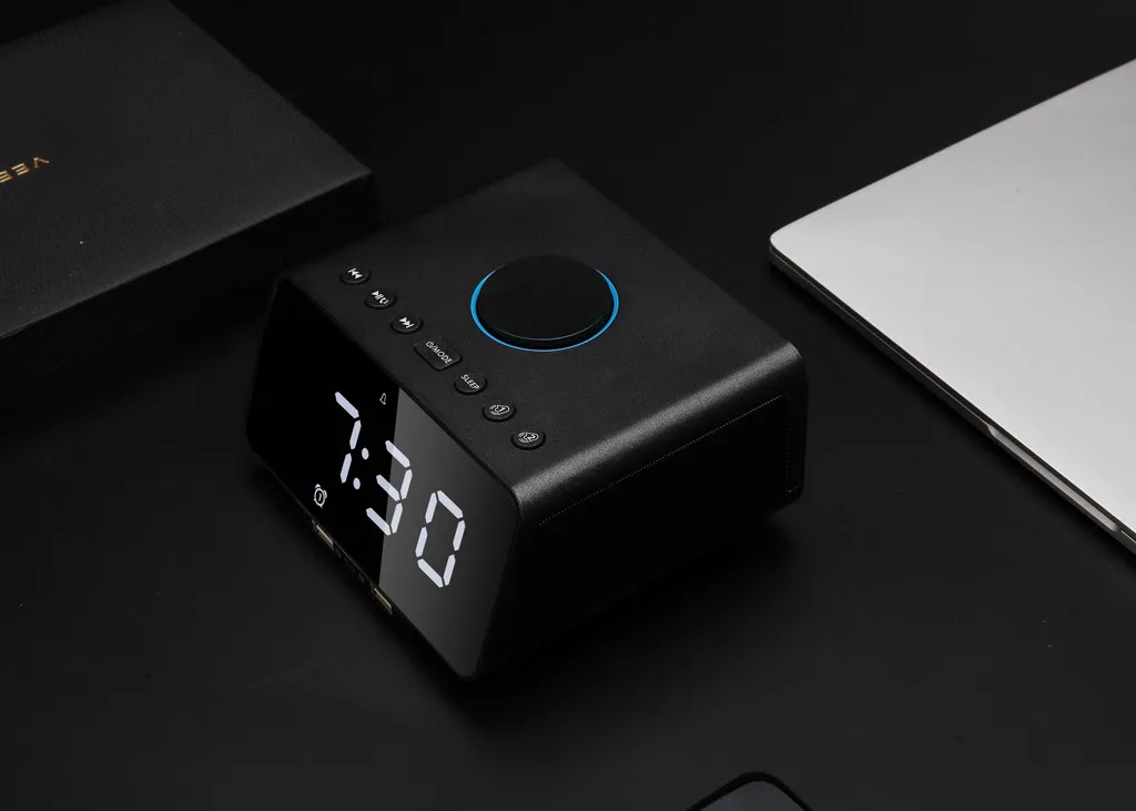 Беспроводной Bluetooth динамик Встроенный 4400 мАч сабвуфер поддержка AUX TF радиоприемник с громкоговорителем будильник с 5," высокое качество Z529