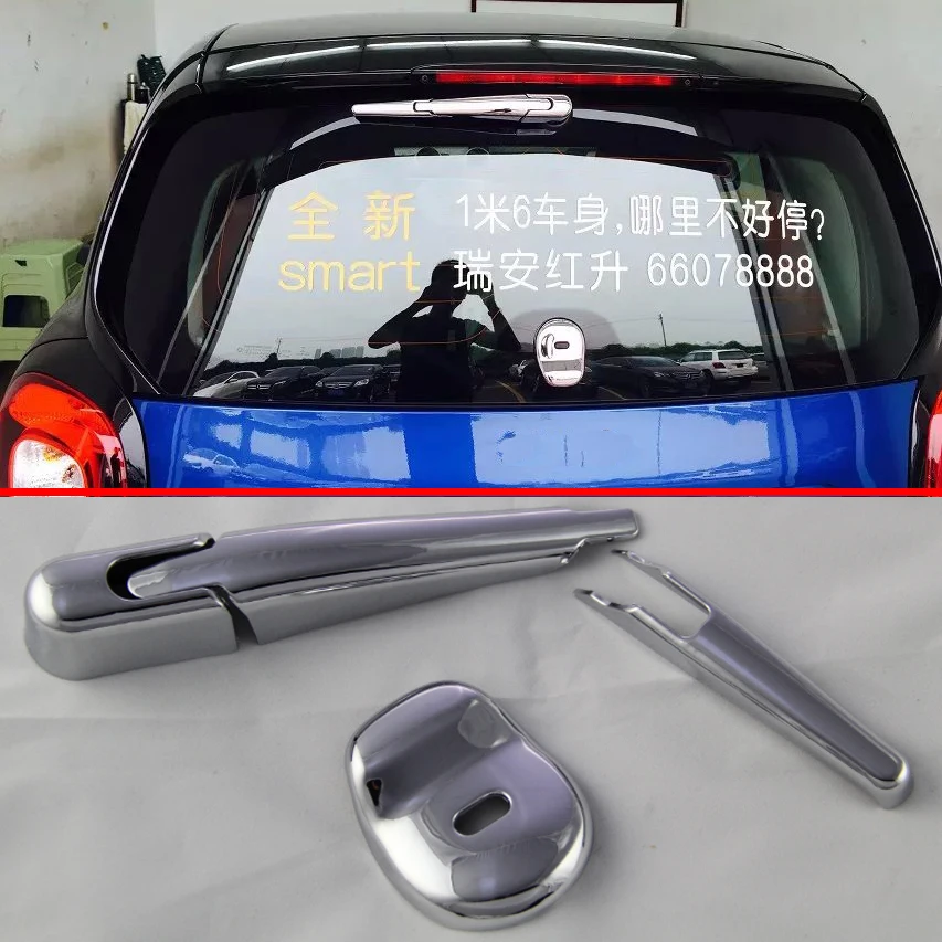 For Benz Smart Fortwo 2014 2015 2016 2017 Abs Chrome Rear Window Wiper