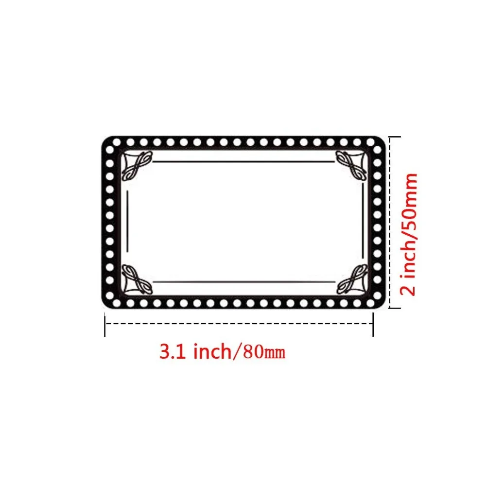 Милые кружевные имя тега красочные наклейки границы Peel Stick название метки школы, офиса, дом 300 упак
