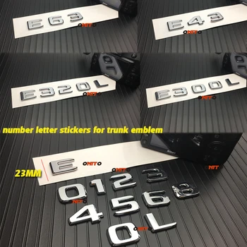 

Car styling body kit Car Trunk Letters Badge Emblem for Mercedes Benz E43 E55 E63 AMG E200 E250 E300 E320 E350 E400 E180 4MATIC