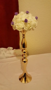 

new style Decorative Flower Metal Vase For Flower Arrangement
