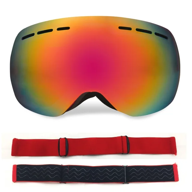 Buy Spherical Mirrors Ski Goggles Double Layers Lens