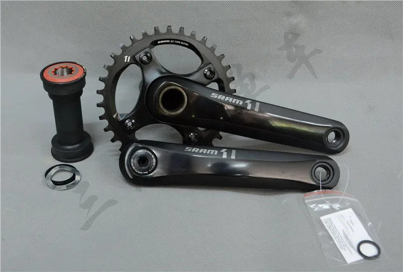 Free shipping For SRAM X1 1400 Crankset gxp 11S 34T 170MM road bicycle Chainwheel | Спорт и развлечения
