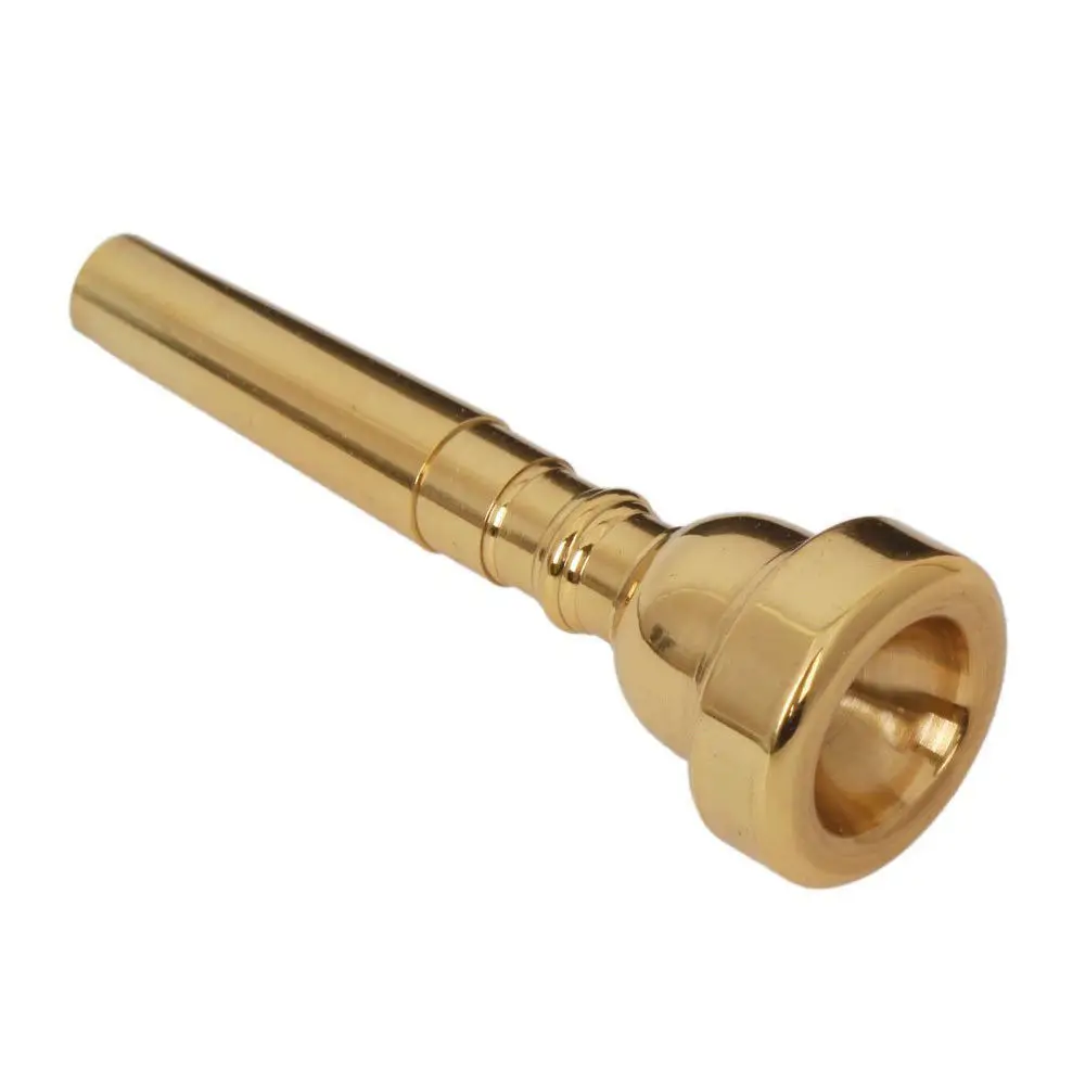 1PCS New Trumpet Mouthpiece 3C 5C 7C Size choose Gold Plated AND Silver Trumpet Mouthpiecein