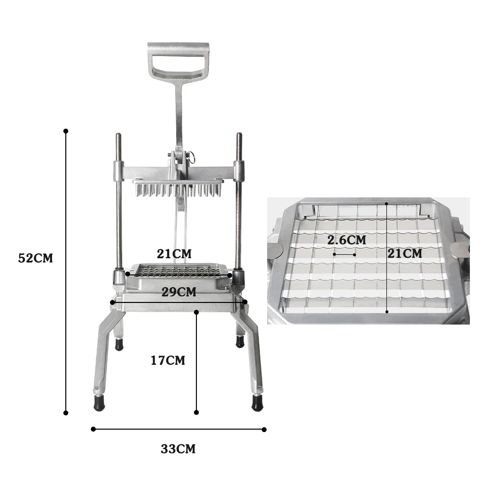 Ручная вертикальная фри резак для овощей слайсер машинка для нарезки картофеля из нержавеющей стали волнистая овощерезка Dicing Stick Julienne кухонный слайсер