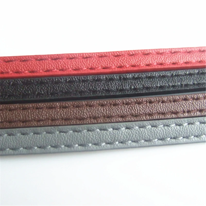 Buy 1 Meter Margin Sewing Cords 6*2mm Flat Leather For Fashion Jewelry Makings