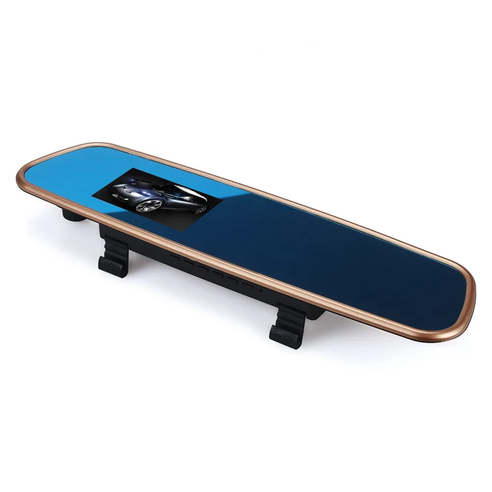 Dash Camera 3.2 inch Car HD 1080P Rearview Dash Cam Mirror DVR Cam Video Recorder G-sensor Cycle Recording APR16