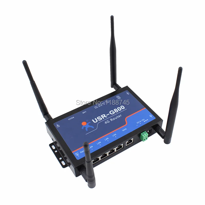 USR-G800-42 4G маршрутизатор, TD-LTE/fdd-lte/WCDMA/TD-SCDMA/GSM/GPRS/EDGE сеть