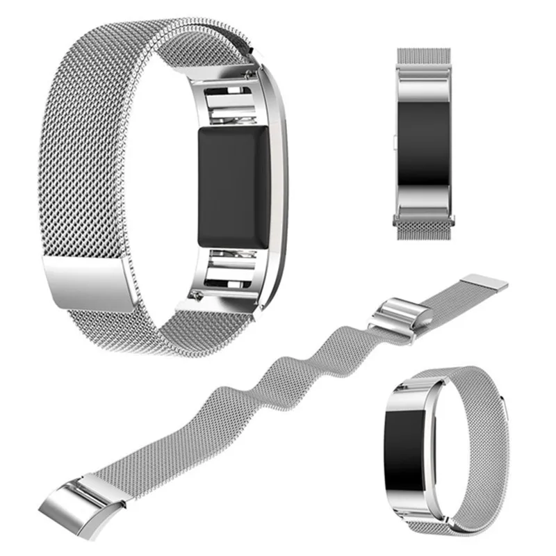 

Milanese Loop Watch Bandfor Fitbit Charge 2 Sport Magnetic Buckle Mesh Stainless Steel Belt Bracelet Strap Wristband for Charge2