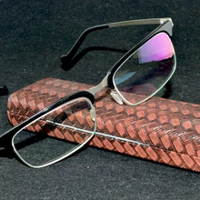 Clara vida, двухсторонние линзы с покрытием, очки для бровей, Ретро стиль, мужские и женские очки для чтения, чехол+ 1+ 1,5+ 2+ 2,5+ 3+ 3,5+ 4