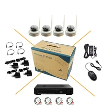 Wi-fi аудио 720 P HD Крытый Купол Ip-камера 1.0MPA металла 15IR Ночного Видения P2P onvif NVR Комплект Безопасности