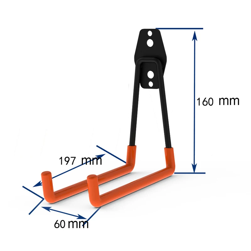 1 шт. сверхпрочные настенные крючки для гаражного хранения, кухонный органайзер, настенная вешалка, подвесной зажим, держатель для хранения, садовый инструмент, 5 типов, 25