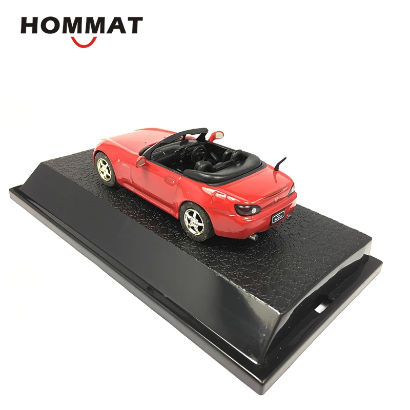 HOMMAT Simulation 1/43 Honda S2000 конвертируемая спортивная модель автомобиля литая модель игрушечного автомобиля Коллекционная модель автомобиля игрушки для детей