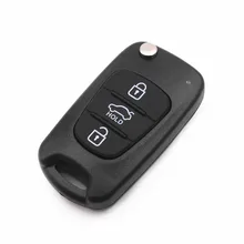 3 Buttons Remote Key Shell Case For KIA SORENTO SPORTAGE CERATO RIO K2 K5 Keyless Entry Fob Cover Car Alarm Housing