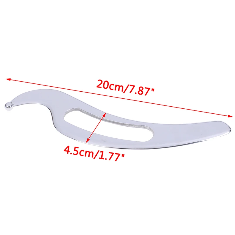 Ручной массажный инструмент из нержавеющей стали, соскабливающая доска для тела, скребок для снятия боли, Guasha инструменты для облегчения боли