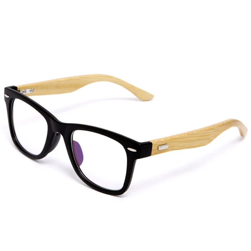 Japan Handmade Natural Bamboo Glasses Frame Clear Lens For Women Men Vintage Myopia Eye Glasses Frames Wooden Spectacle Frame