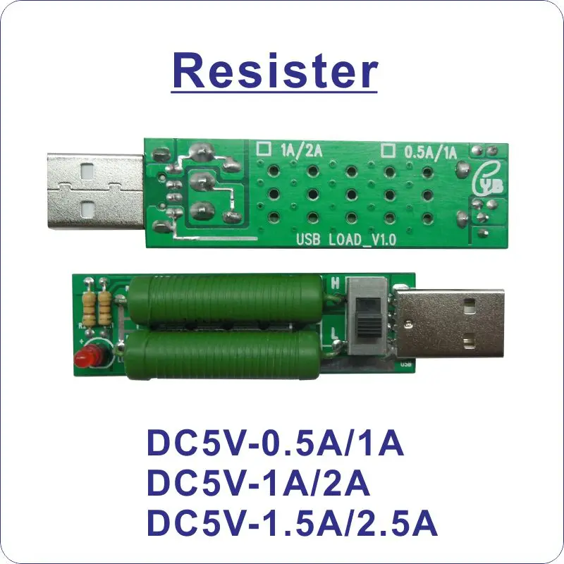 YB26VA USB детектор Вольтметр Амперметр емкость батареи монитор Мощность тестер разряд резистор напряжение измеритель тока USB Тестер