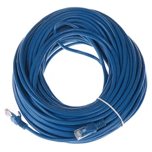 32-35m 110FT RJ45 Ethernet Cables Connector Ethernet Internet Network Cable Cord Wire Line Blue Rj 45 Lan CAT5e Ethernet Cable