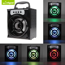 

MS-132BT Mini Portable Wireless Bluetooth Speaker Support FM Radio LED Shinning TF/Micro SD Card Handfree Call Music Playing 2