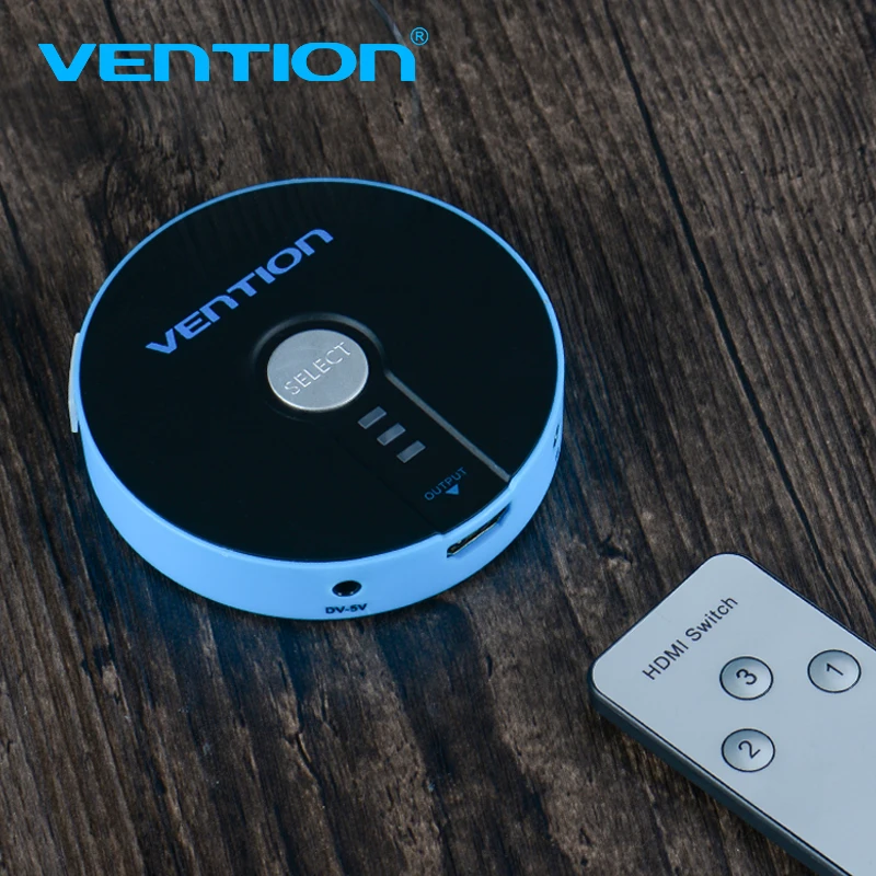 Vention 3 переключатель порта HDMI выключатель делитель 3x1 для PS3 PS4 Xbox 360 ПК DV DVD HDTV 1080 P