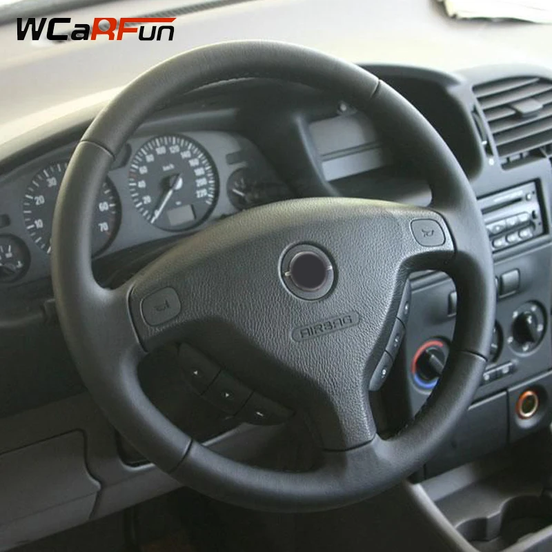 WCaRFun Black Artificial Leather Auto Car Steering Wheel Cover for Opel Zafira A 1999-2005 Buick Sail Opel Astra G H 1998-2007 WCaRFun Black Artificial Leather Auto Car Steering Wheel Cover for Opel Zafira A 1999-2005 Buick Sail Opel Astra G H 1998-2007