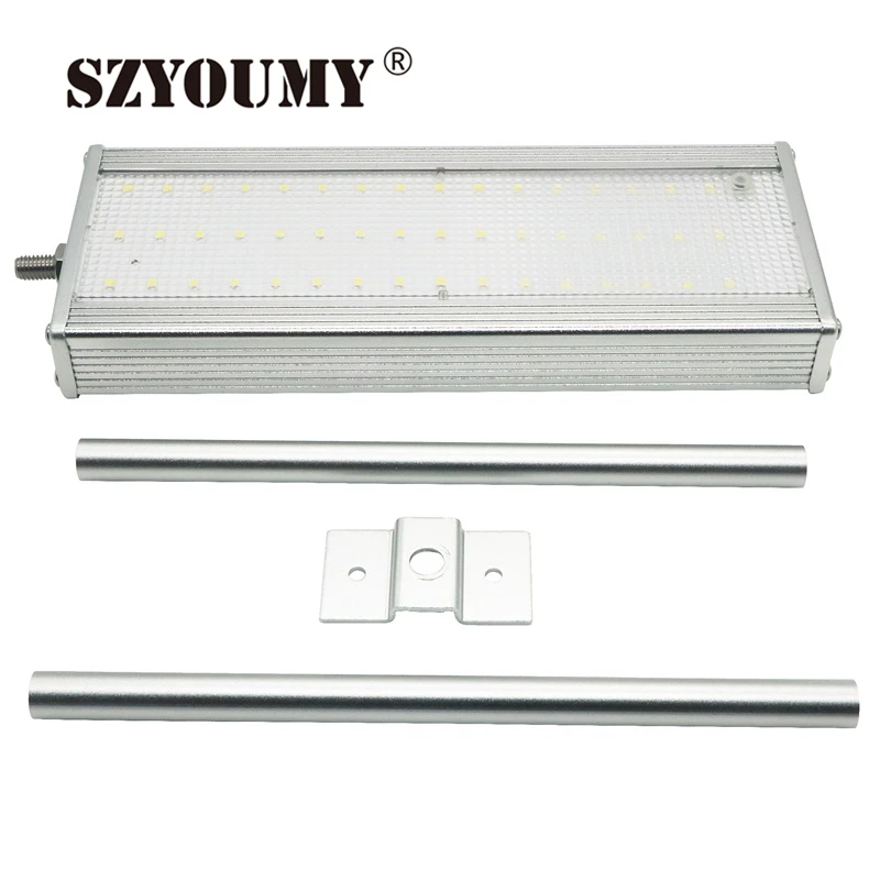 

SZYOUMY Solar Sensor 48 LED Lamp Waterproof Outdoor Wall Lamp Security Spot Light By Microwave Radar Motion Street Light 5 Years