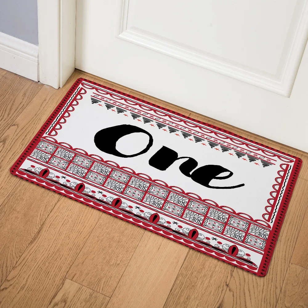 

Plant Hand-painted Art Animal Print Front Door Mat Kitchen Mat Outdoor Mat Waterproof Non-slip Floor Mat 46cmx75cm 46cmx120cm