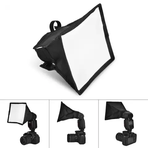 Accessories 15*17cm Portable Multifunctional Soft Box Kit Mini Softbox For Flash Gun Speedlight