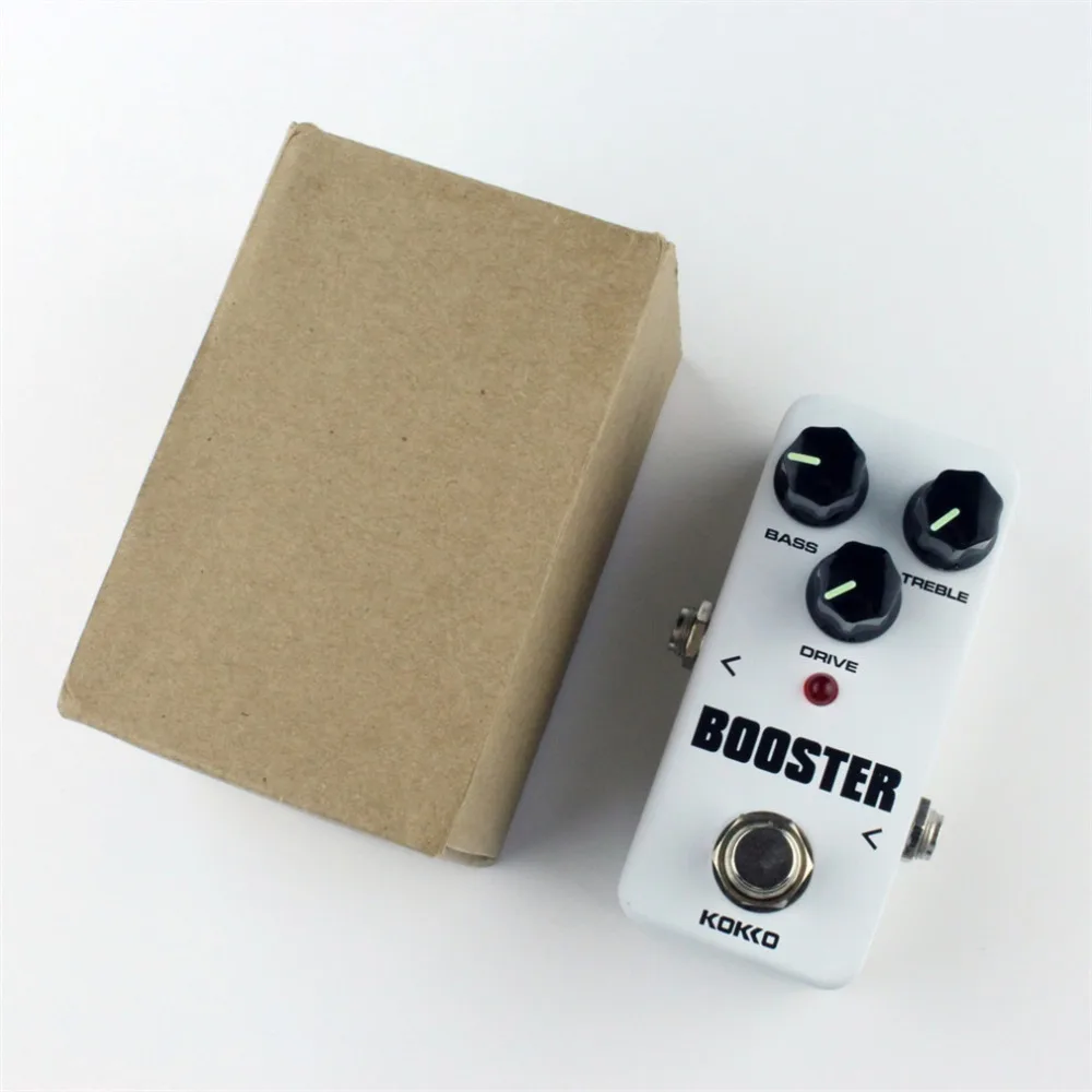 

KOKKO FBS-2 Mini Overdrive Guitar Effect Pedal Guitarra Overdrive Booster High-Power Tube Guitar Two Segment EQ Effect Device