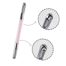 Microblading Pen For Permanent Makeup Micropigmentacion Dermografo Manual Pen Stainless Steel Makeup Eyebrow Microblanding Pen